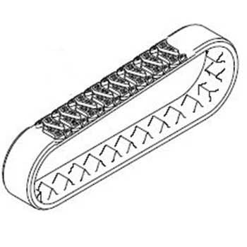 Wide aggressive track for Dingo TX220TX322 &amp; TX413 1089749